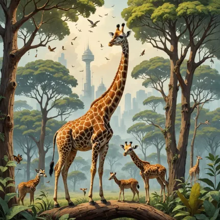 Удивительный мир животных: от загадочного скелета жирафа до удивительных особенностей поссума и опоссума